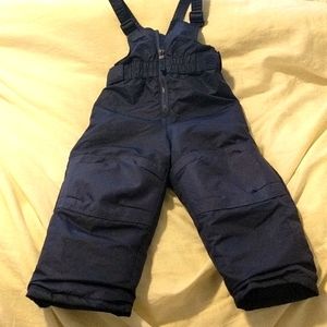 Cat & Jack Navy Snow Bib 2T